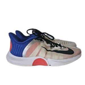 Nike Court Air Zoom GP Turbo (CK7513-100) Men's 9.5 Sneaker Shoes White Blue Red